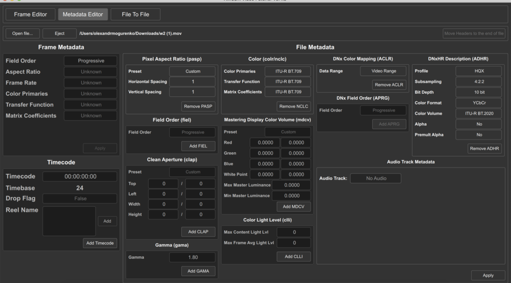 Metadata Editor v0.4.3